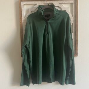 Banana Republic XXL quarter zip green